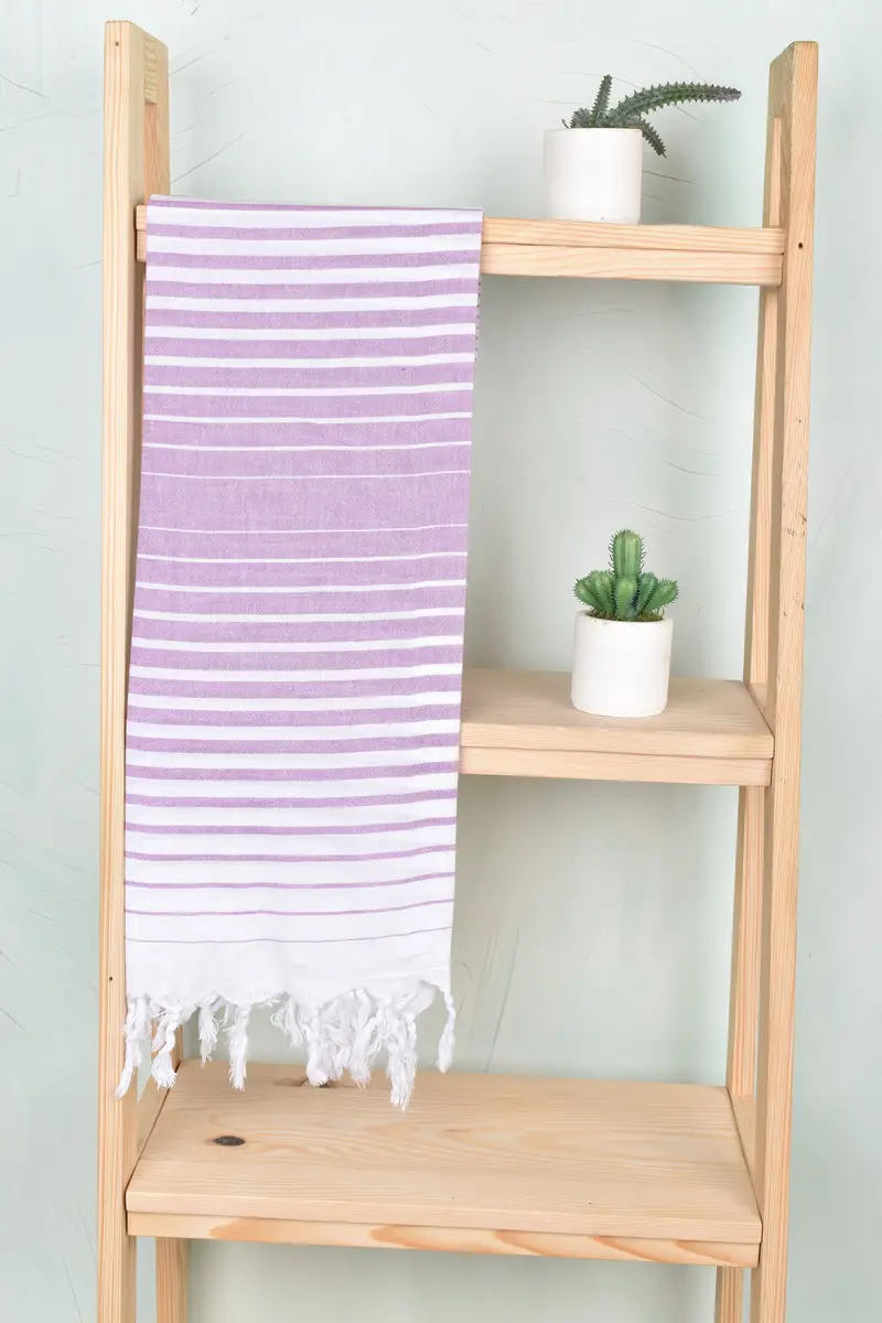 Baby Boy Gift, 70x36 Cotton Striped Towel, Girls Weekend Favors, Friends Beach Towel, Monogram Beach Towel, Handmade Gift, Personalized Towel - 8