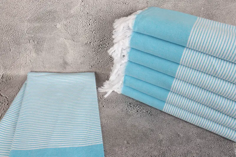 Halloween Gifts, Soft towel, Soft organic Turkish peshtemal for luxury spa use, 70x40 Cotton Striped Towel, Handmade Gift, Best Friend Gift - 2