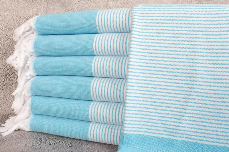 Halloween Gifts, Soft towel, Soft organic Turkish peshtemal for luxury spa use, 70x40 Cotton Striped Towel, Handmade Gift, Best Friend Gift - 1