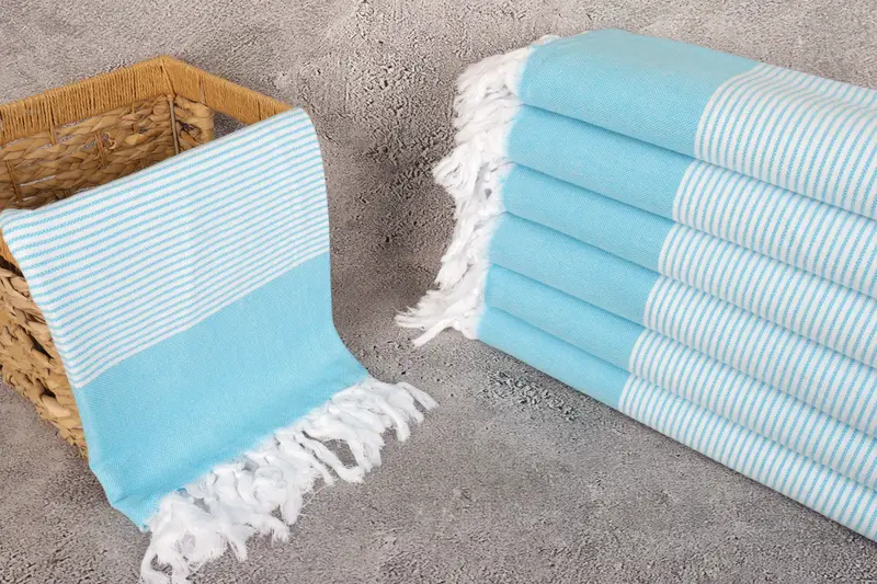 Halloween Gifts, Soft towel, Soft organic Turkish peshtemal for luxury spa use, 70x40 Cotton Striped Towel, Handmade Gift, Best Friend Gift - 3