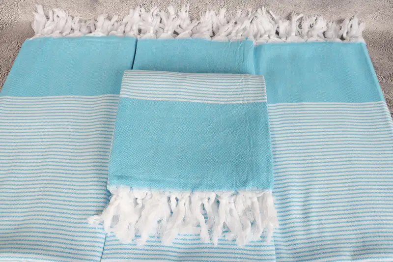 Halloween Gifts, Soft towel, Soft organic Turkish peshtemal for luxury spa use, 70x40 Cotton Striped Towel, Handmade Gift, Best Friend Gift - 4
