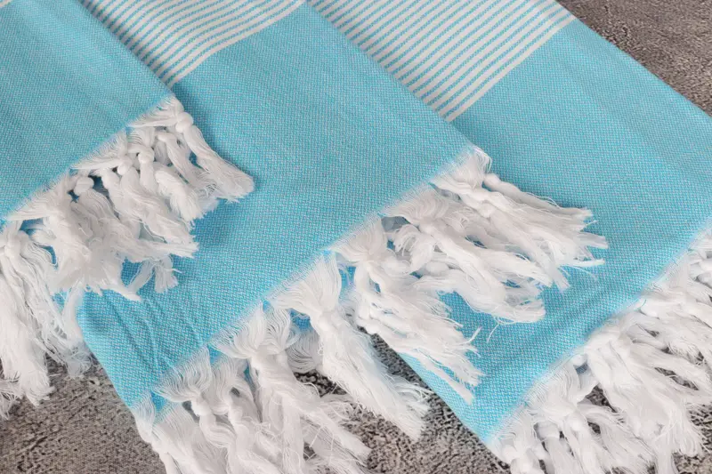 Halloween Gifts, Soft towel, Soft organic Turkish peshtemal for luxury spa use, 70x40 Cotton Striped Towel, Handmade Gift, Best Friend Gift - 5