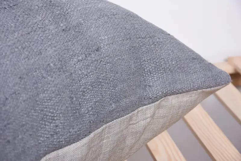Decorative Cushion, Pillow Sham, Home Decor Pillow, Interior Designer Pillow, Gift Pillow, 32x32 Gray Pillow Cover, Rustic Cushion Case - 7