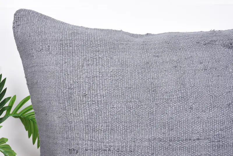 Decorative Cushion, Pillow Sham, Home Decor Pillow, Interior Designer Pillow, Gift Pillow, 32x32 Gray Pillow Cover, Rustic Cushion Case - 2