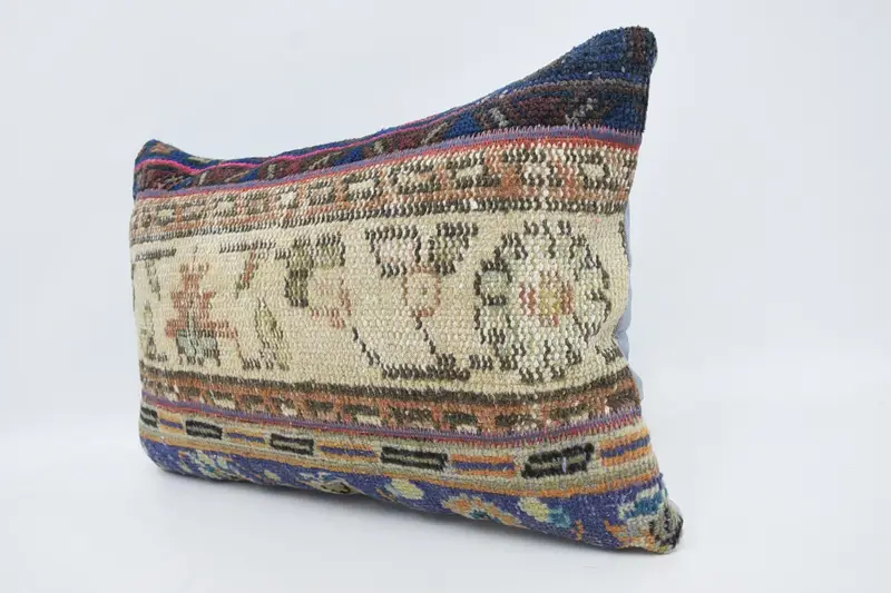 Cushion, Interior Designer Pillow, 16x24 Beige Pillow Cover, Kilim Cushion Sham, Oriental Cushion Cover, Gift Pillow, Handmade Throw Pillow Cover - 4