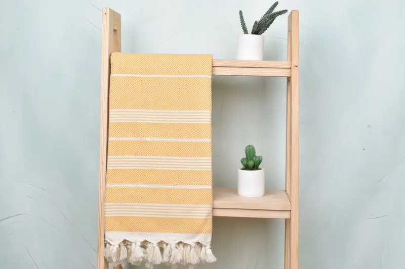 Handmade Turkish hammam towel, 70x38 Cotton Diamond Towel, Gift For Him, Soft towel, Bachelorette Party Decorations, Personalize Gift, Pool Towels - 15