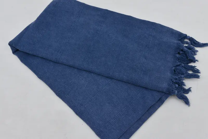 Guest Towel, Authentic Turkish hammam peshtemal, Thin towel, Bridesmaid Gifts, Welcome Wedding Gift, Wedding Gift, 68x36 Cotton Stonewashed Towel - 4