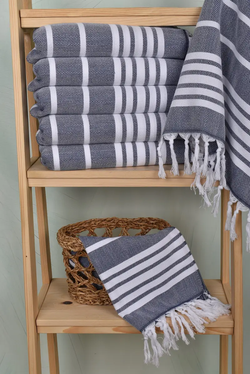40x20 Cotton Zig zag Towel, Bachelorette Party Gifts Bridesmaids, Personalized Kitchen Towel, Hand Size Towels, Turkish Hand Towel, Bridesmaid Gifts - 3
