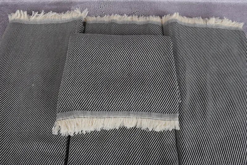 Turkish bath towel, Wedding Gift For Bride, Decorative Towel, Spa Towel, Bachelorette Party Gifts, Bridal Shower Favors, 70x36 Cotton Striped Towel - 4