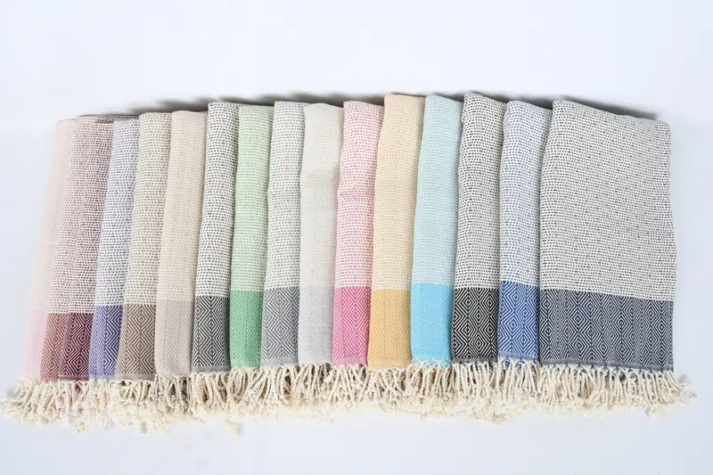 Monogram Hand Towel, Personalized Kitchen Towel, 36x18 Cotton Diamond Towel, Personalized Gifts, Gift For Wedding Day, Small Towel, Towel With Name - 3