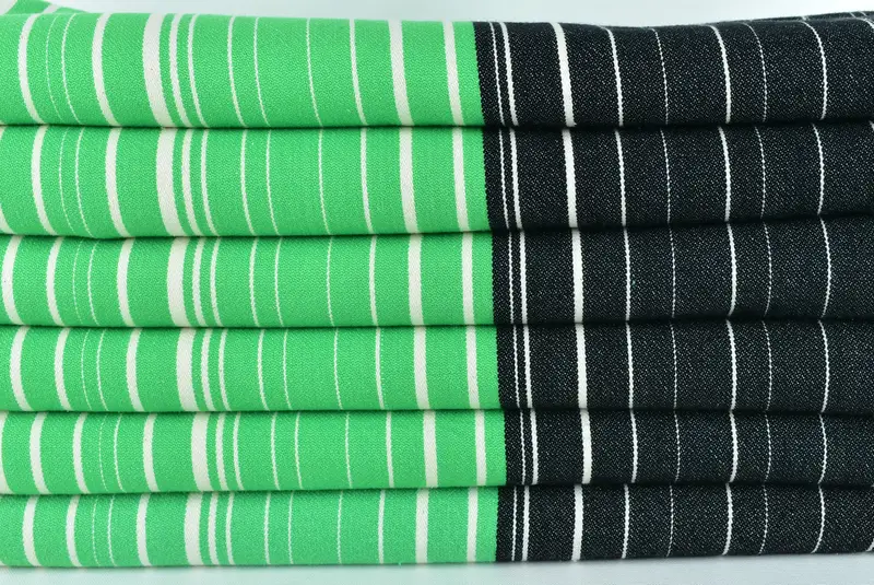 Personalized Gifts, Gym Towel, Turkish Towel Beach, Embroidered Turkish Towel, Wedding Gift Ideas, 70x40 Cotton Striped Towel, Quick-dry peshtemal - 2