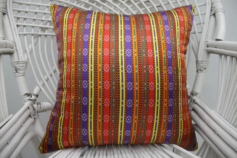 Südwestliches besticktes Wurfkissen, vielseitiges 20x20 Dekokissen