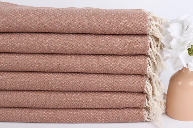 Travel towel, Bridal Shower Gifts, 64x38 Cotton Geometric Towel, Luxury Turkish peshtemal beach towel, Large Turkish Towel, Sand-free towel - 3