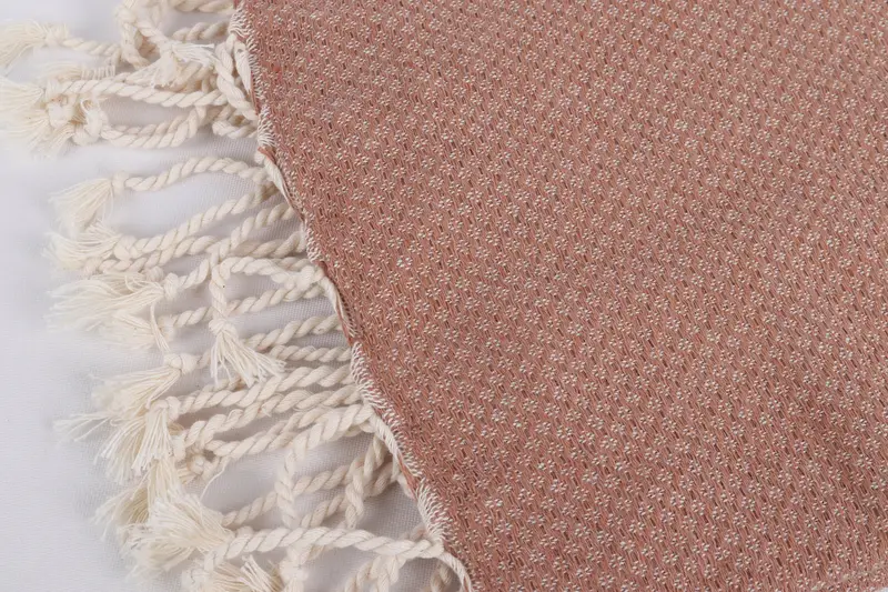 Travel towel, Bridal Shower Gifts, 64x38 Cotton Geometric Towel, Luxury Turkish peshtemal beach towel, Large Turkish Towel, Sand-free towel - 7