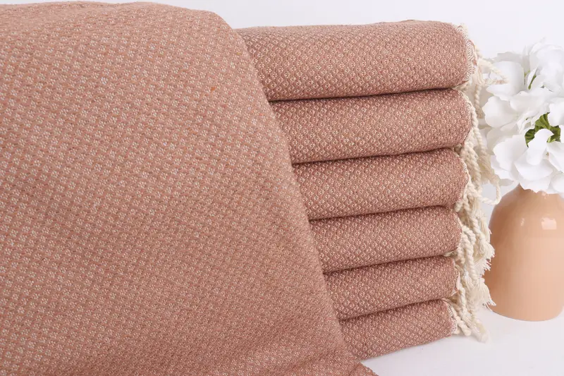 Travel towel, Bridal Shower Gifts, 64x38 Cotton Geometric Towel, Luxury Turkish peshtemal beach towel, Large Turkish Towel, Sand-free towel - 1