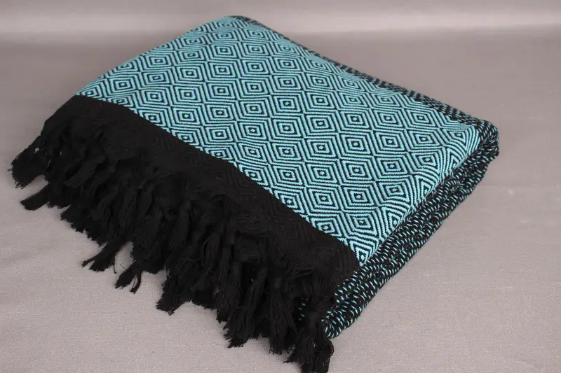 100x80 Cotton Diamond Towel, Turkish Blanket, Bachelorette Party Favors, Valentines Day Gift For Him, Thanksgiving Tablecloth, Bridesmaid Gifts - 4