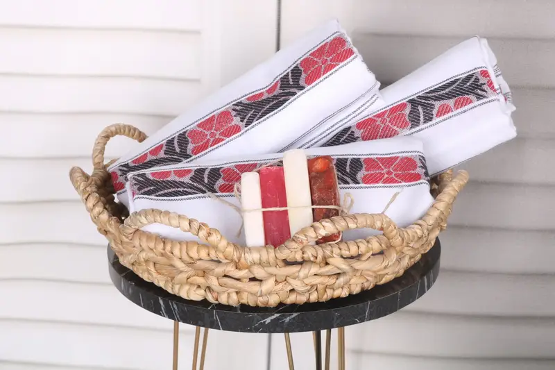 Turkish towel, Beach Towel Bulk, 70x40 Cotton Daisy Design Towel, Luxury towel, Sand-resistant Turkish towel for travel, Bachelorette Party Favor - 4