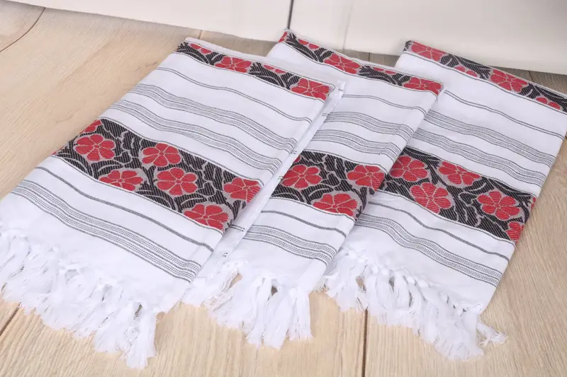 Turkish towel, Beach Towel Bulk, 70x40 Cotton Daisy Design Towel, Luxury towel, Sand-resistant Turkish towel for travel, Bachelorette Party Favor - 6