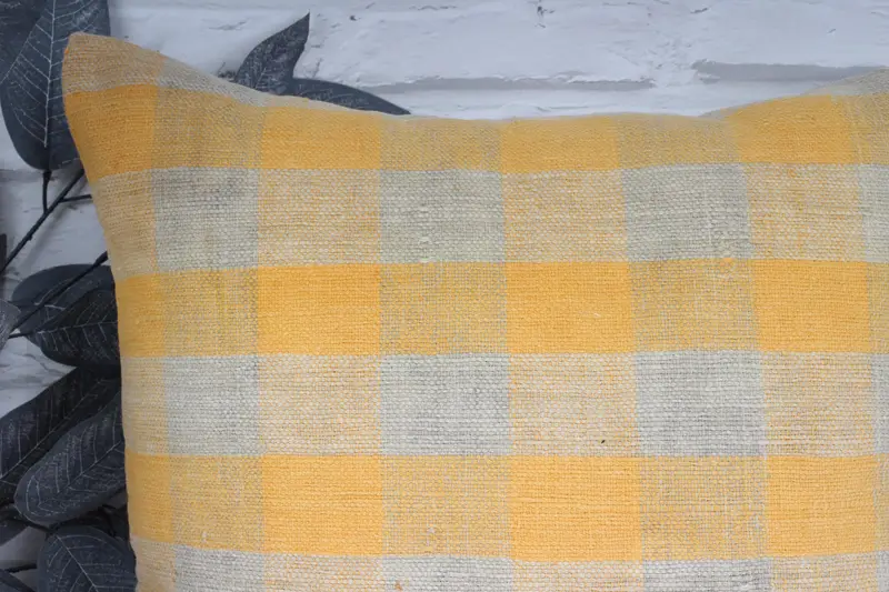 Throw Kilim Pillow, Nomadic Pillow Cover, Indoor Pillow Sham, Ethnical Kilim Rug Pillow, 18x18 Orange Pillow Cover, Antique Pillows, Cushion - 2