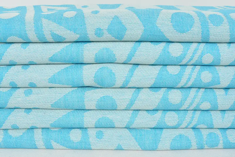 70x40 Cotton Round Pattern Towel, Bridal Shower Favor, Quick-dry travel peshtemal towel, Gifts For Him, Bridesmaid Gift, Luxury towel, Spa Towel - 2