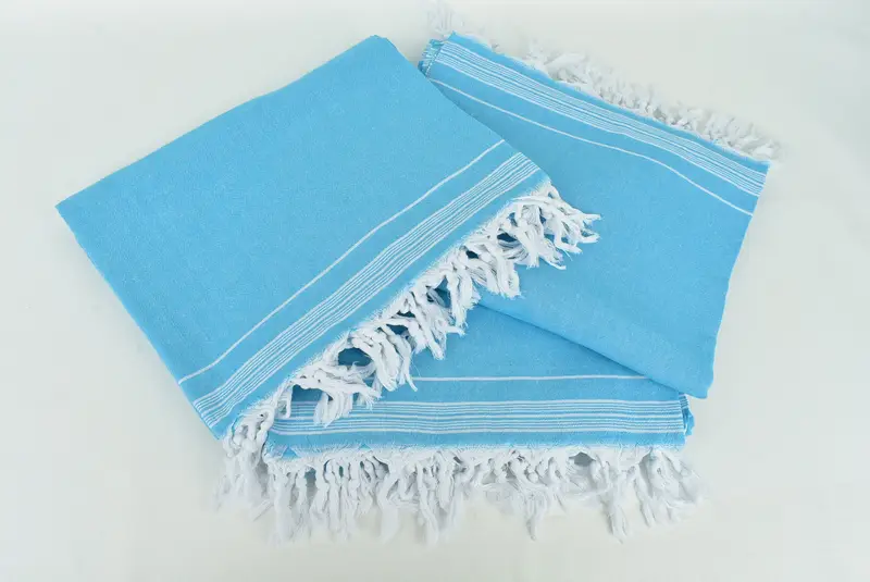 Gift For The Home Decor, Custom Wedding Gifts, Personalized Blanket, Turkish Bedcover, Bedspread Quenn, 92x56 Cotton Striped Towel, Bridesmaid Gifts - 6