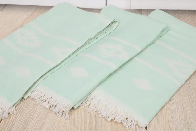 Bachelor Bachelorette Party Favors, Monogram Towels, Wedding Shower Gift, Luxury towel, Yoga Towel, 70x40 Cotton Geometric Towel, Beach towel - 7