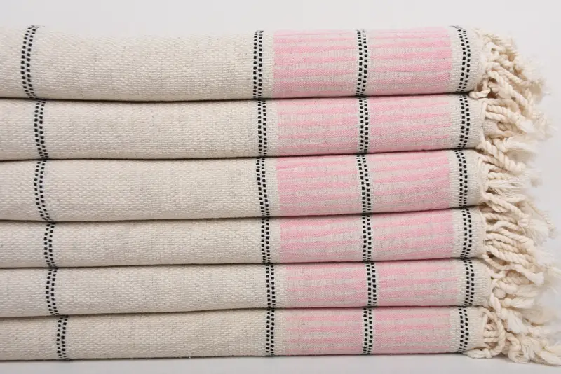 Bachelorette Party Favors, Personalized Wedding Gift, Unique Wedding Gift, 70x40 Linen Striped Towel, Lightweight towel, Personalized Gift For Her - 3