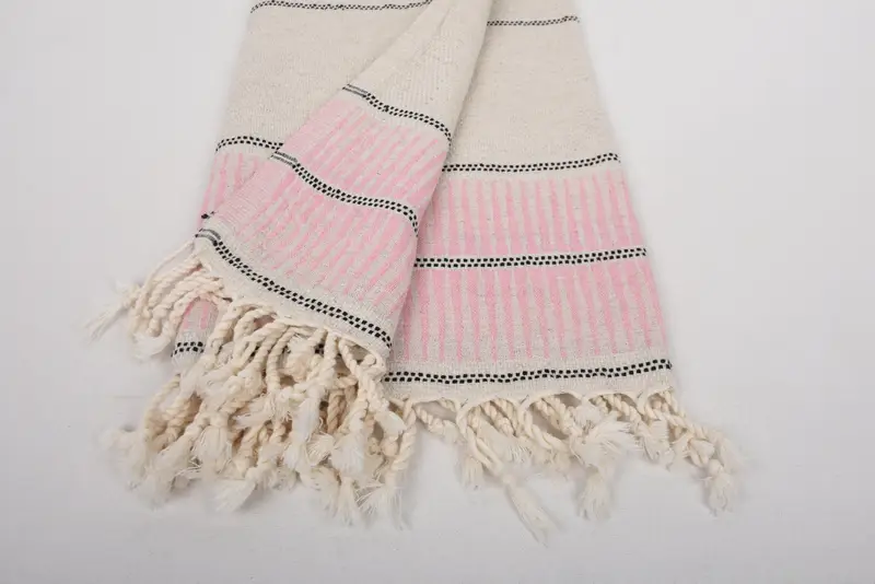 Bachelorette Party Favors, Personalized Wedding Gift, Unique Wedding Gift, 70x40 Linen Striped Towel, Lightweight towel, Personalized Gift For Her - 8