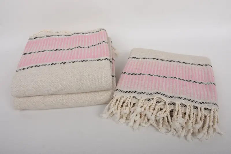 Bachelorette Party Favors, Personalized Wedding Gift, Unique Wedding Gift, 70x40 Linen Striped Towel, Lightweight towel, Personalized Gift For Her - 7