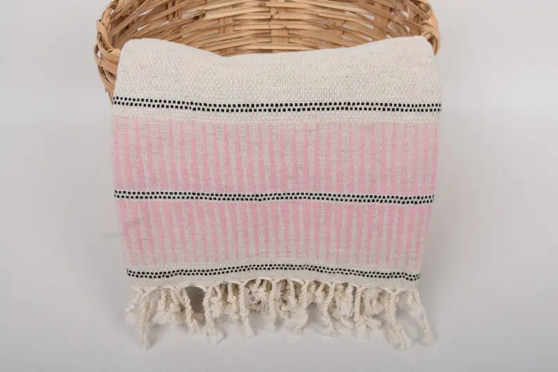 Bachelorette Party Favors, Personalized Wedding Gift, Unique Wedding Gift, 70x40 Linen Striped Towel, Lightweight towel, Personalized Gift For Her - 5