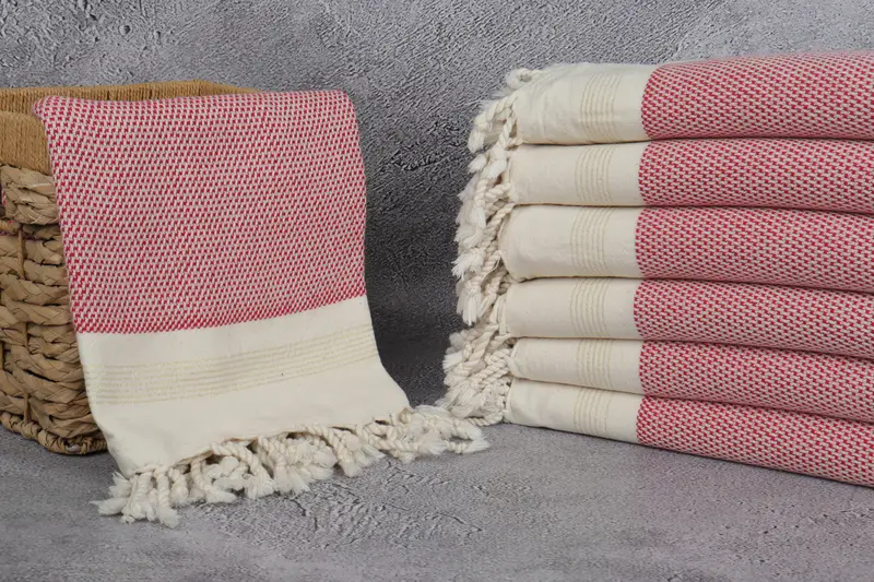 Handmade Gift, Gift For The Home Decor, 68x40 Cotton Striped Towel, Bulk Order Towel, Absorbent towel, Monogram Turkish Towel, Personalised Gift - 3