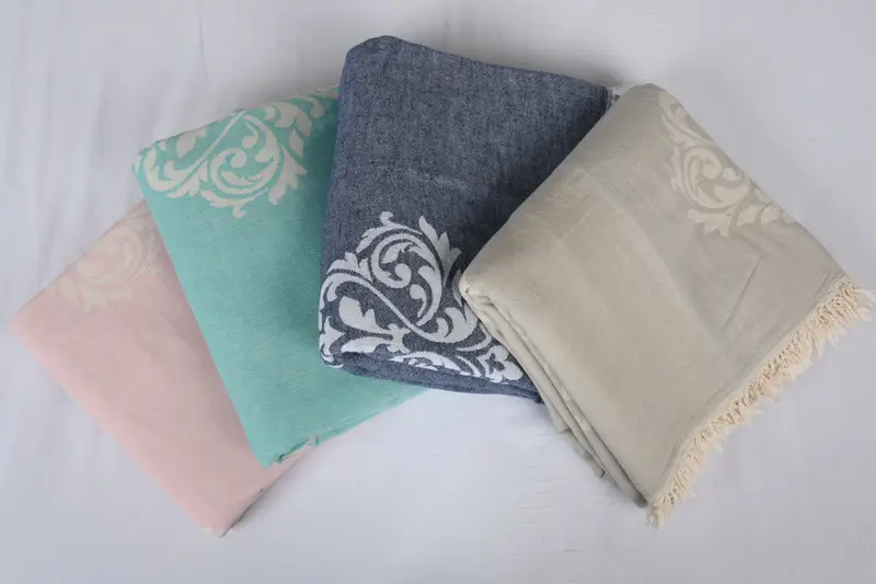 Bridal Shower Favor, Throw Blanket, Custom Wedding Gifts, Christmas Tablecloth, Bachelorette Large Towel, Wedding Favors, 96x76 Cotton Baroque Towel - 2