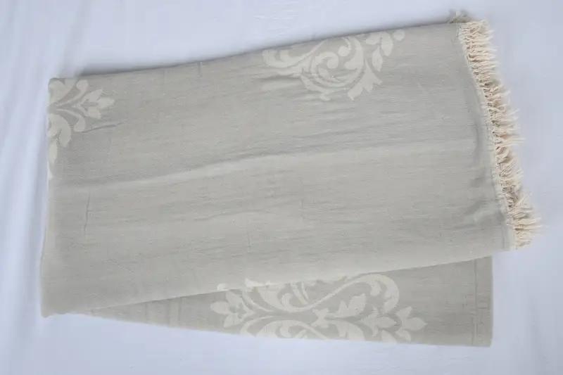 Bridal Shower Favor, Throw Blanket, Custom Wedding Gifts, Christmas Tablecloth, Bachelorette Large Towel, Wedding Favors, 96x76 Cotton Baroque Towel - 6