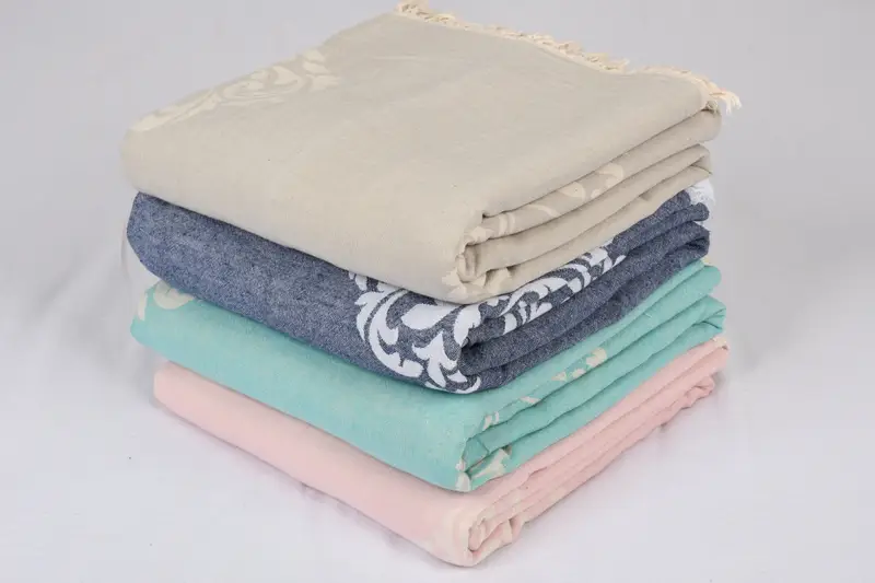 Bridal Shower Favor, Throw Blanket, Custom Wedding Gifts, Christmas Tablecloth, Bachelorette Large Towel, Wedding Favors, 96x76 Cotton Baroque Towel - 1