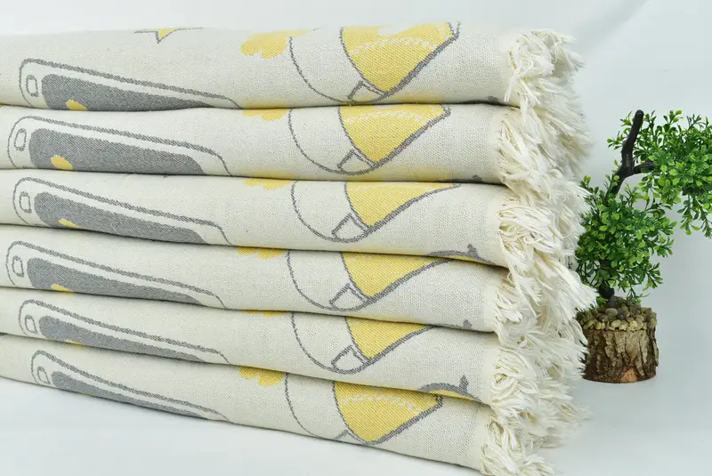 84x64 Cotton Bicycle Design Towel, Custom Blanket, Personalize Gift, Spooky Bachelorette Party, Bachelorette Party Favors, Throw Blanket Couch - 5