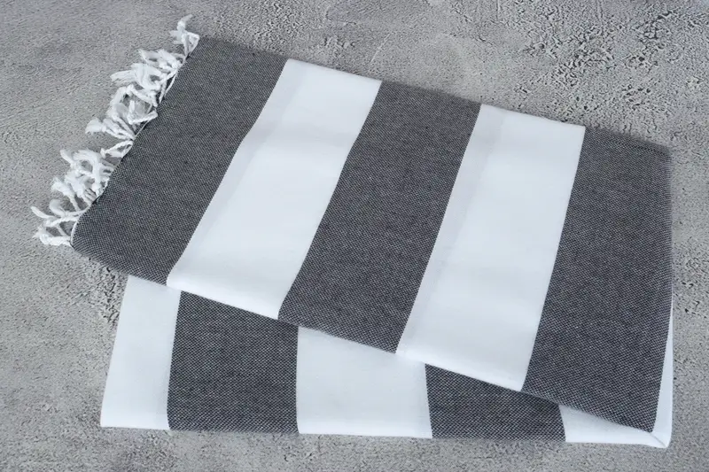 Fouta towel, Best Friend Christmas Gift, Gym Towel, 70x40 Cotton Striped Towel, Luxury towel, Beach Towel Bulk, Turkish fouta towel for outdoor use - 6