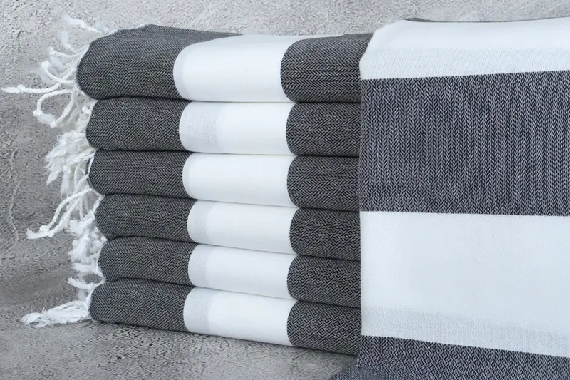 Fouta towel, Best Friend Christmas Gift, Gym Towel, 70x40 Cotton Striped Towel, Luxury towel, Beach Towel Bulk, Turkish fouta towel for outdoor use - 1