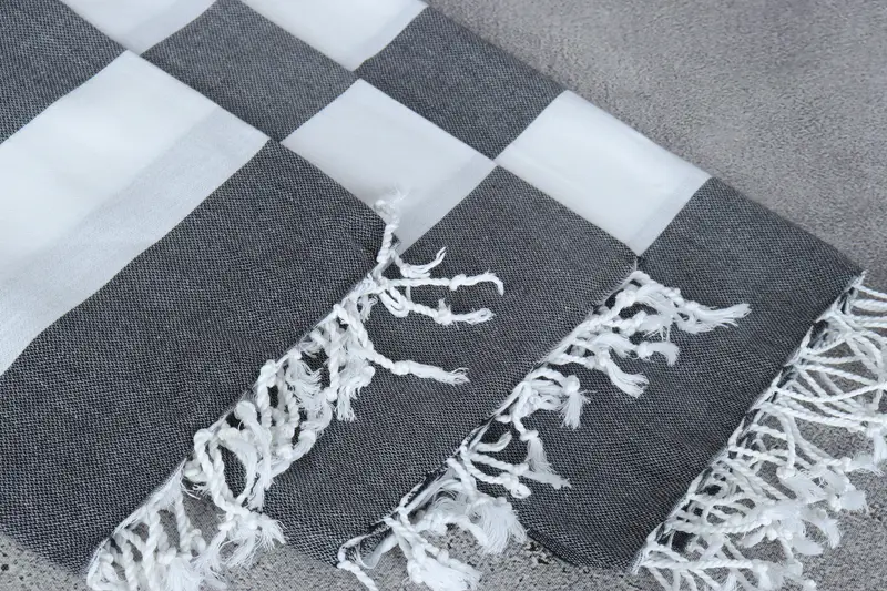 Fouta towel, Best Friend Christmas Gift, Gym Towel, 70x40 Cotton Striped Towel, Luxury towel, Beach Towel Bulk, Turkish fouta towel for outdoor use - 5