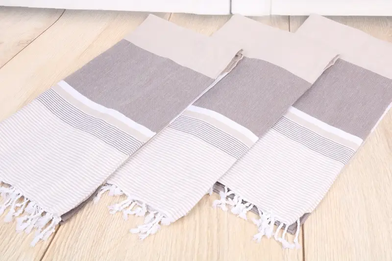 68x40 Cotton Striped Towel, Organic Towel, Bachelor Party Gifts, Bridesmaid Gift, Family Gift Basket, Organic Turkish towel, Absorbent Turkish towel - 6