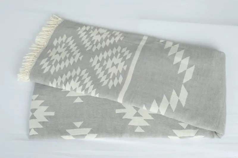 Bachelorette Gifts, Throw Blanket, Bachelorette Party Items, Monogram Blanket, 84x56 Cotton Kilim Towel, Halloween Gifts, Best Friend Wedding Gift - 6