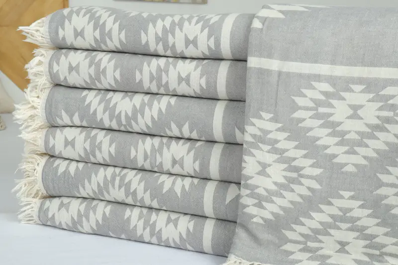 Bachelorette Gifts, Throw Blanket, Bachelorette Party Items, Monogram Blanket, 84x56 Cotton Kilim Towel, Halloween Gifts, Best Friend Wedding Gift - 2