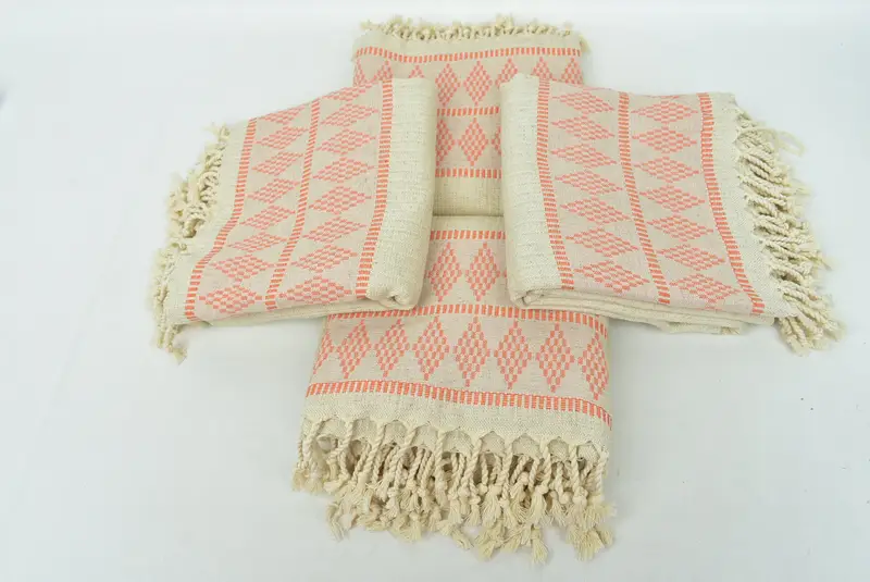 Sand-Resistant Peshtemal, 70x36 Linen Kilim Design Towel, Bachelor Bachelorette Party Favors, Handmade Gift, Turkish hand towel, Personalized Gift - 6