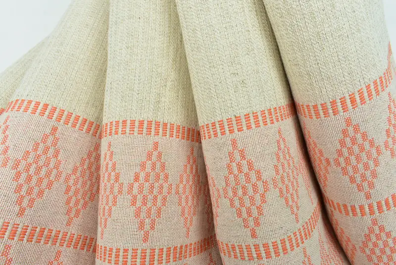 Sand-Resistant Peshtemal, 70x36 Linen Kilim Design Towel, Bachelor Bachelorette Party Favors, Handmade Gift, Turkish hand towel, Personalized Gift - 5