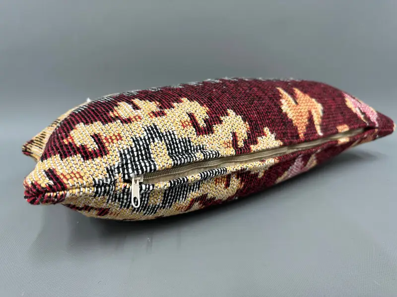 Ethnic Pillow Cover Pillow Cover, Kilim Pillow Cover, Pillow, 10x20 Yellow Cushion, Retro Cushion Case, Pillow for Sofa, Throw Kilim Pillow - 6