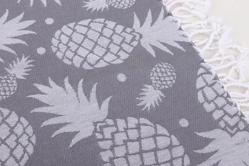 Personalized Towel, Turkish Towel USA, 70x36 Cotton Pineapple Design Towel, Customized Turkish Towel, Bachelorette Favor, Large Turkish Towel - 7