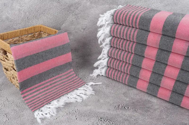 Bachelorette Party Decorations, Turkish Towel USA, Bridesmaid Gifts Personalized, Towel With Name, 68x36 Cotton Striped Towel, Personalized Gift - 3