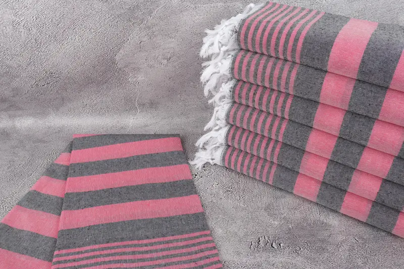 Bachelorette Party Decorations, Turkish Towel USA, Bridesmaid Gifts Personalized, Towel With Name, 68x36 Cotton Striped Towel, Personalized Gift - 2