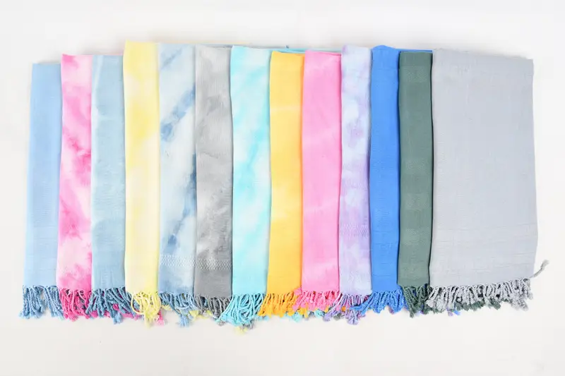 Peshtemal Towel, Turkish hand towel, 80x38 Cotton Batik Towel, Beach towel, Best Friend Gift Ideas, Guest Towel, Bachelorette Party Favors - 3