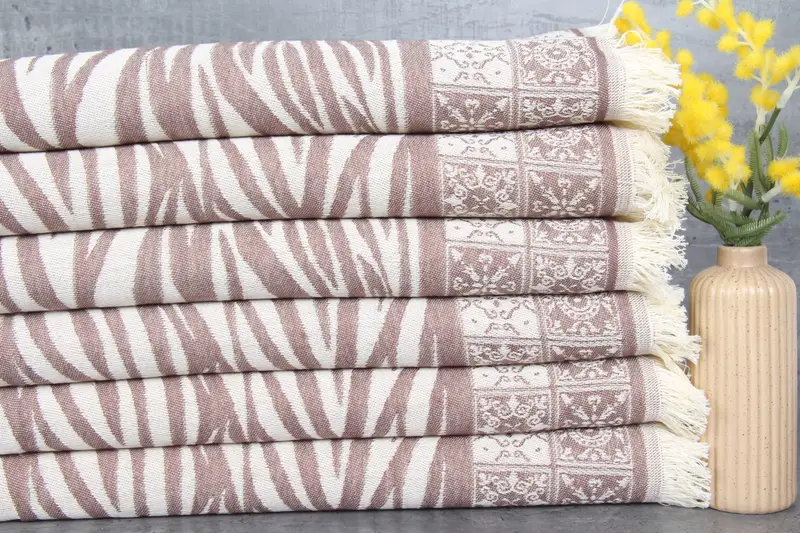Boyfriend Christmas Gift, 28x20 Cotton Striped Towel, Monogrammed Turkish Towel, Personalized Dish Towel, Small Bath Towels, Kitchen Towel - 2