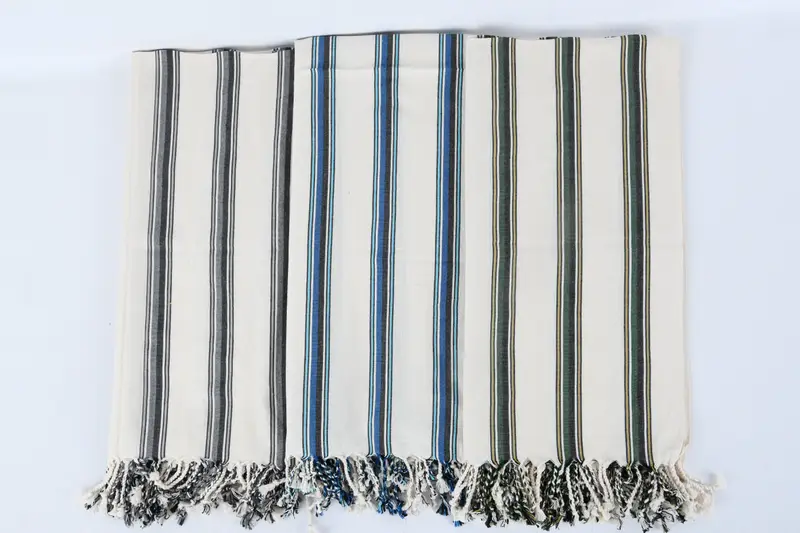 Beach Bachelorette Party Decorations, 36x20 Cotton Striped Towel, Bridal Gifts, Bathroom Towels, Monogram Kitchen Towel, Wedding Gift, Summer Gift - 4